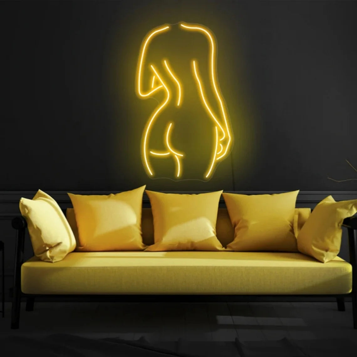 Neon Woman Body LED Sign – Modern & Artistic Wall Decor