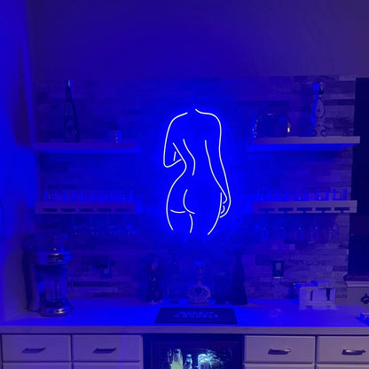 Neon Woman Body LED Sign – Modern & Artistic Wall Decor
