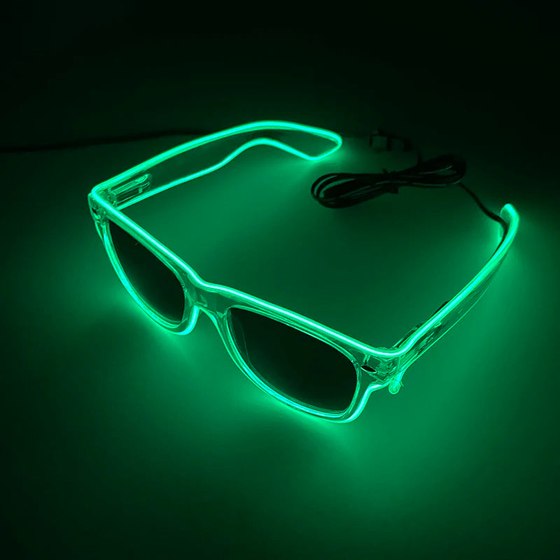 Light Up LED Glow Sunglasses – Fun & Flashy Neon Party Shades