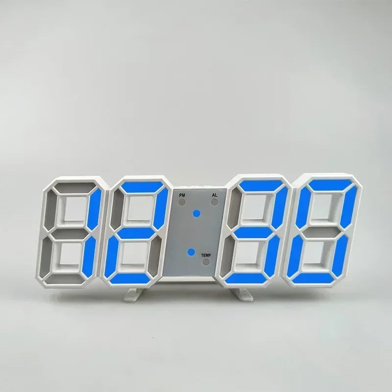 3D LED Digital Alarm Clock – Modern Time Display