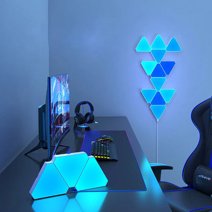 LED Triangular Lamp – RGB Modular Wall Light