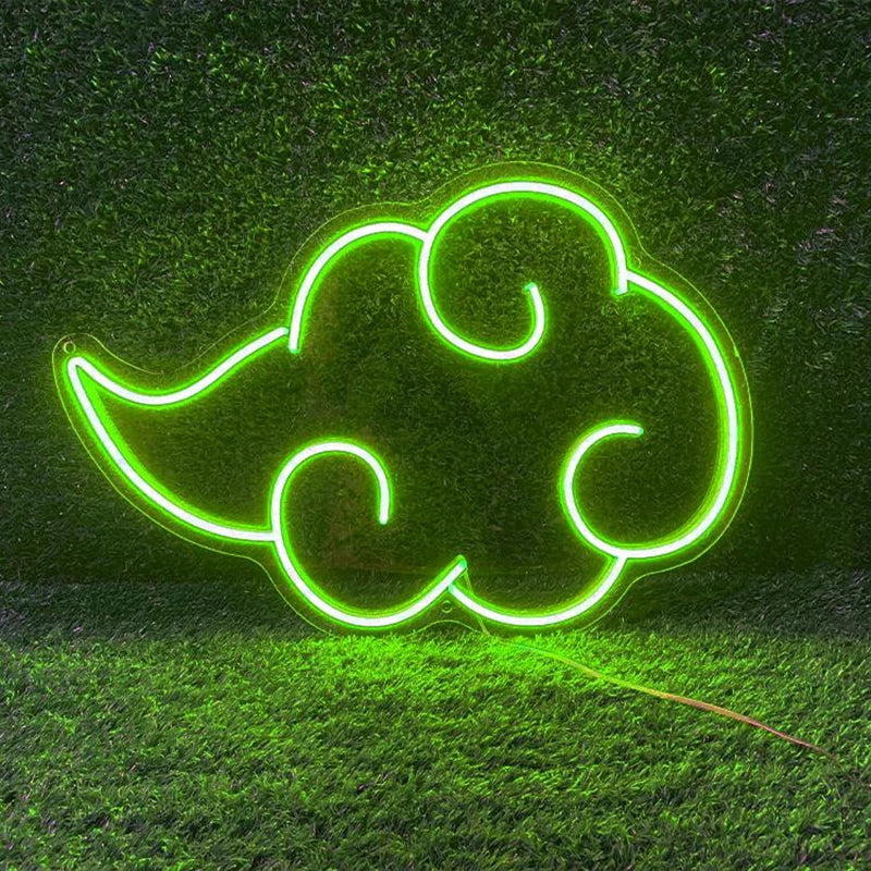 Iconic Neon Anime Cloud - LED Wall sign