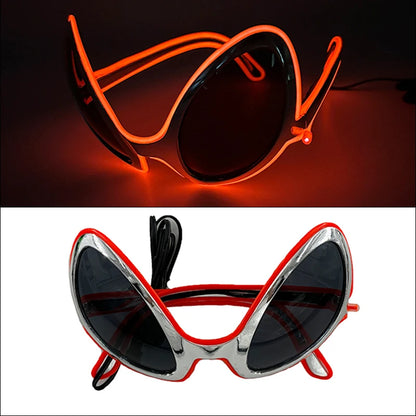 Light Up LED Glow Sunglasses – Fun & Flashy Neon Party Shades