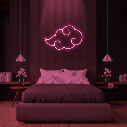 Iconic Neon Anime Cloud - LED Wall sign