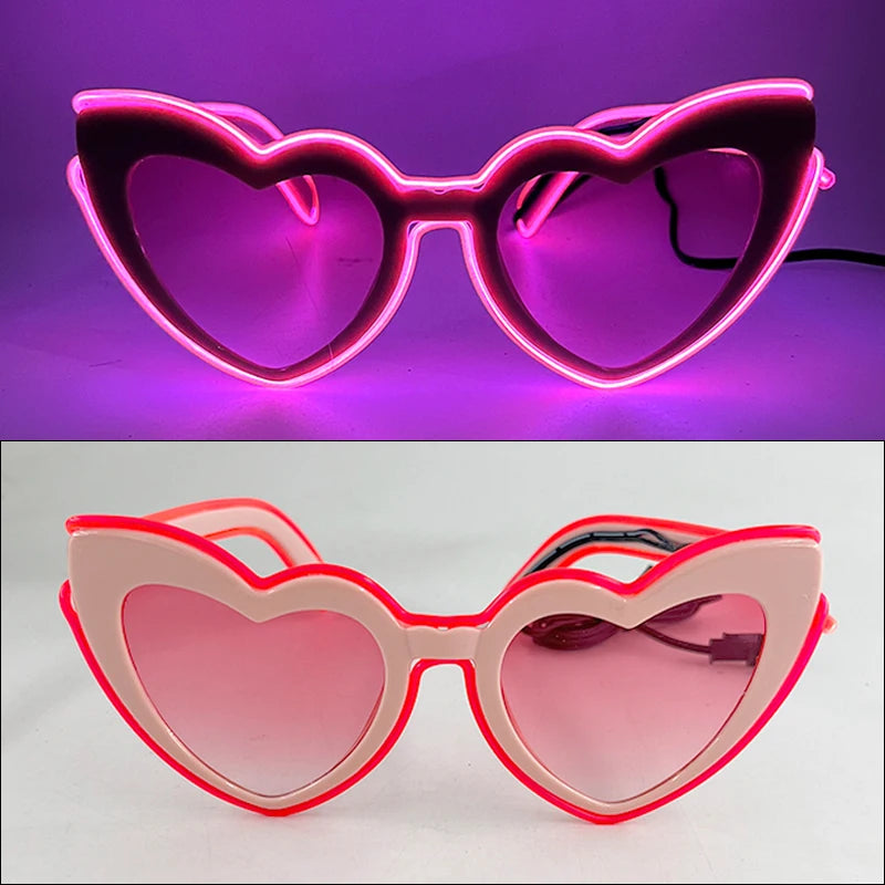 Light Up LED Glow Sunglasses – Fun & Flashy Neon Party Shades