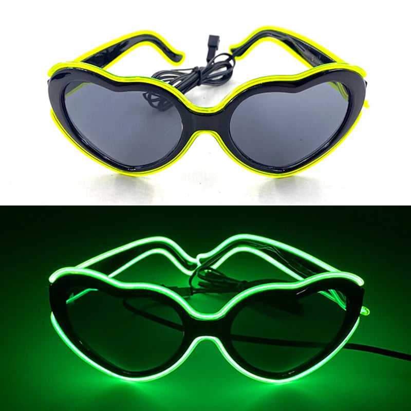Light Up LED Glow Sunglasses – Fun & Flashy Neon Party Shades