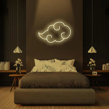 Iconic Neon Anime Cloud - LED Wall sign