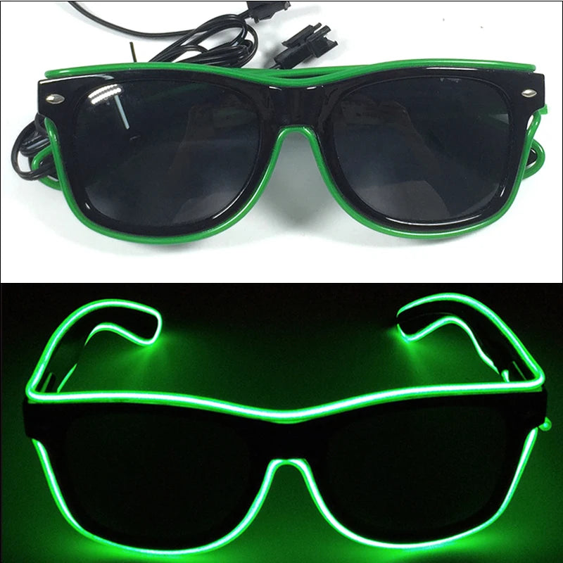 Light Up LED Glow Sunglasses – Fun & Flashy Neon Party Shades