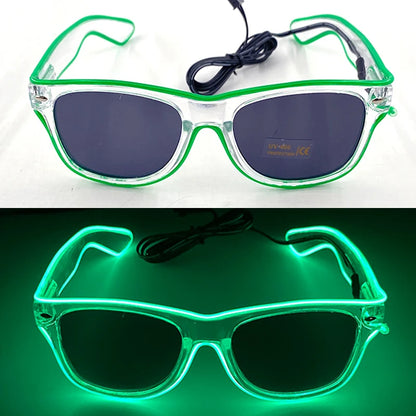 Light Up LED Glow Sunglasses – Fun & Flashy Neon Party Shades