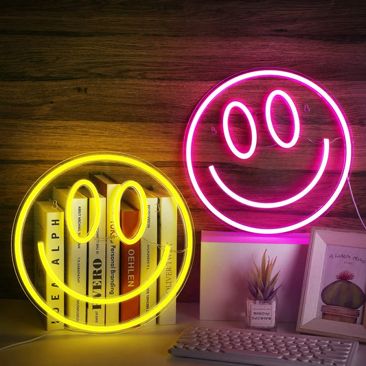 Smiley Face Neon Signs – Fun and Cheerful Vibes
