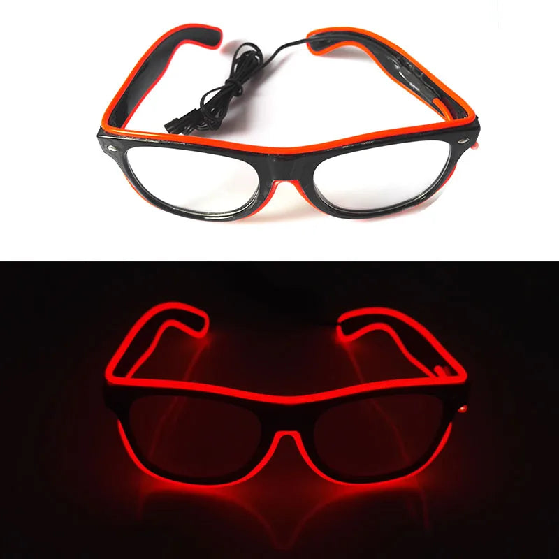 Light Up LED Glow Sunglasses – Fun & Flashy Neon Party Shades