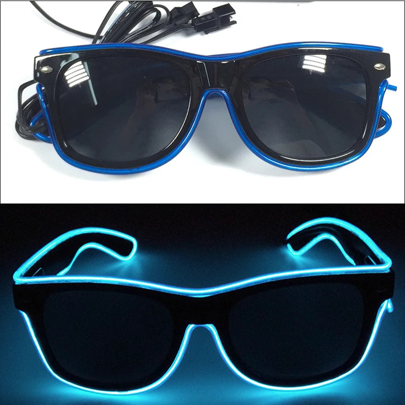 Light Up LED Glow Sunglasses – Fun & Flashy Neon Party Shades