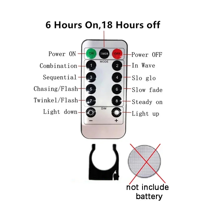 Christmas Curtain Garland LED String Lights – Festive Holiday Decor