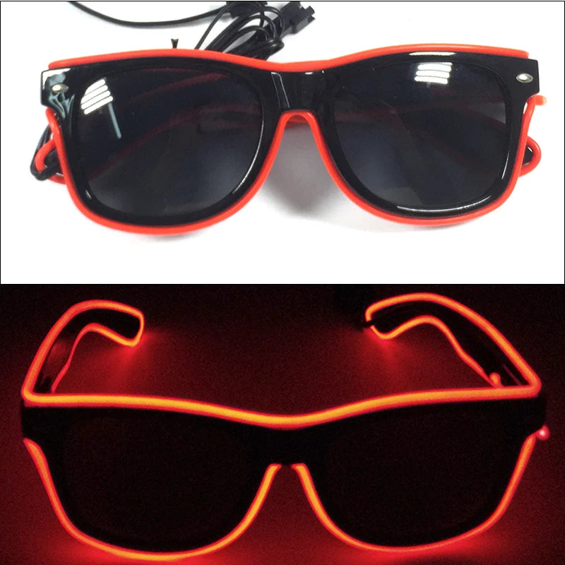 Light Up LED Glow Sunglasses – Fun & Flashy Neon Party Shades