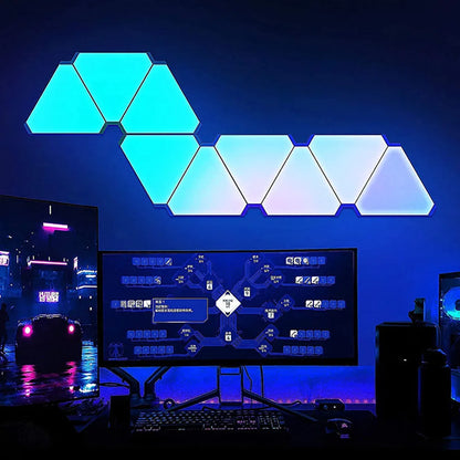 LED Triangular Lamp – RGB Modular Wall Light