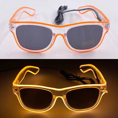 Light Up LED Glow Sunglasses – Fun & Flashy Neon Party Shades