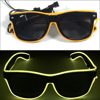 Light Up LED Glow Sunglasses – Fun & Flashy Neon Party Shades