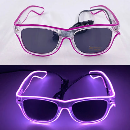 Light Up LED Glow Sunglasses – Fun & Flashy Neon Party Shades