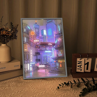 Lo-Fi City LED Light Painting