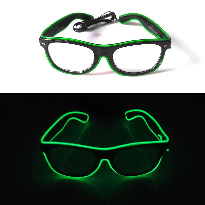 Light Up LED Glow Sunglasses – Fun & Flashy Neon Party Shades