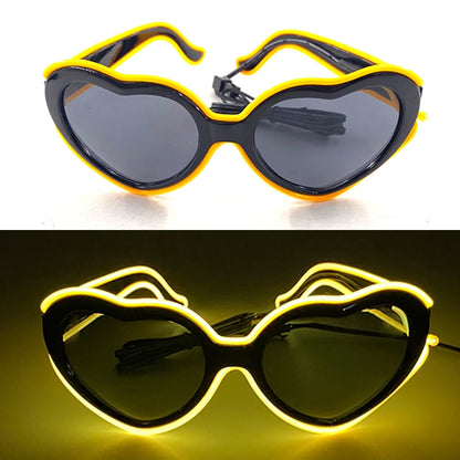 Light Up LED Glow Sunglasses – Fun & Flashy Neon Party Shades