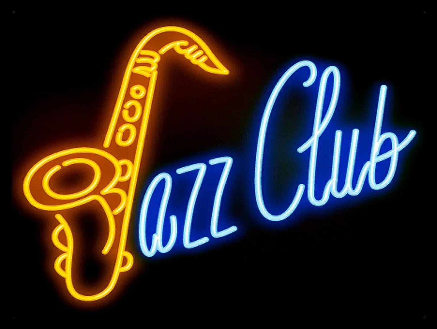 Neon Jazz Club LED Sign – Vintage-Inspired Wall Decor for Music Lovers