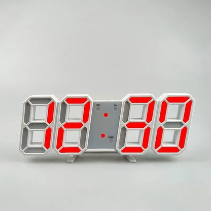 3D LED Digital Alarm Clock – Modern Time Display