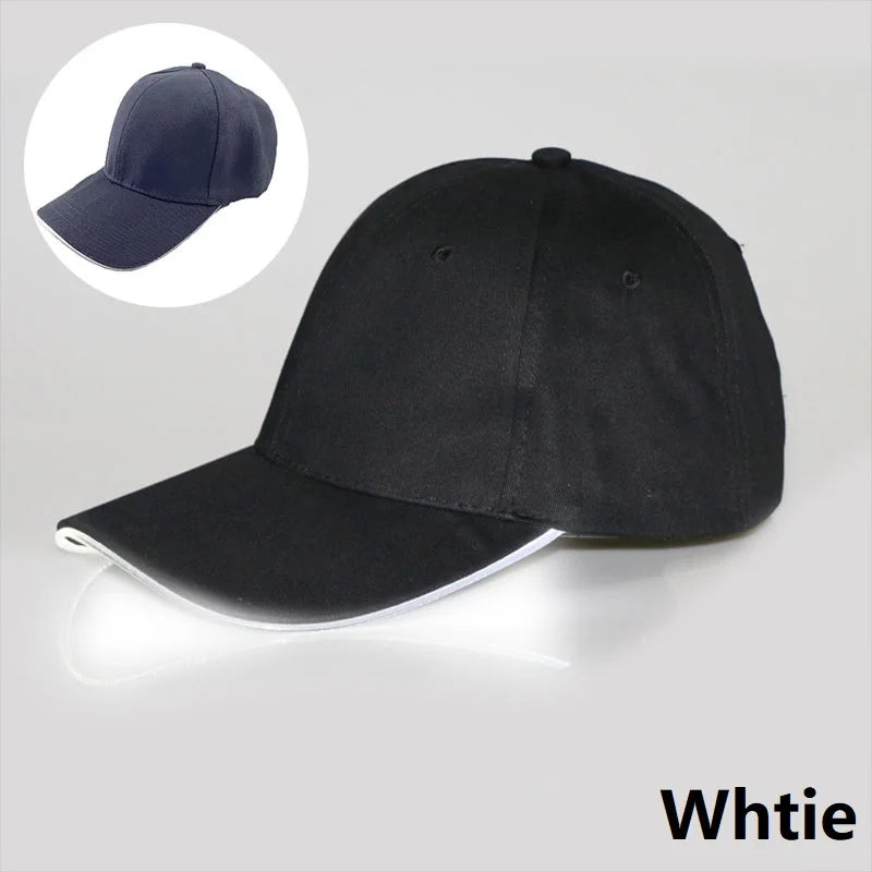 Neon LED Baseball Hat – Glow-in-the-Dark Light-Up Cap
