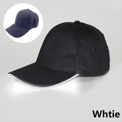 Neon LED Baseball Hat – Glow-in-the-Dark Light-Up Cap