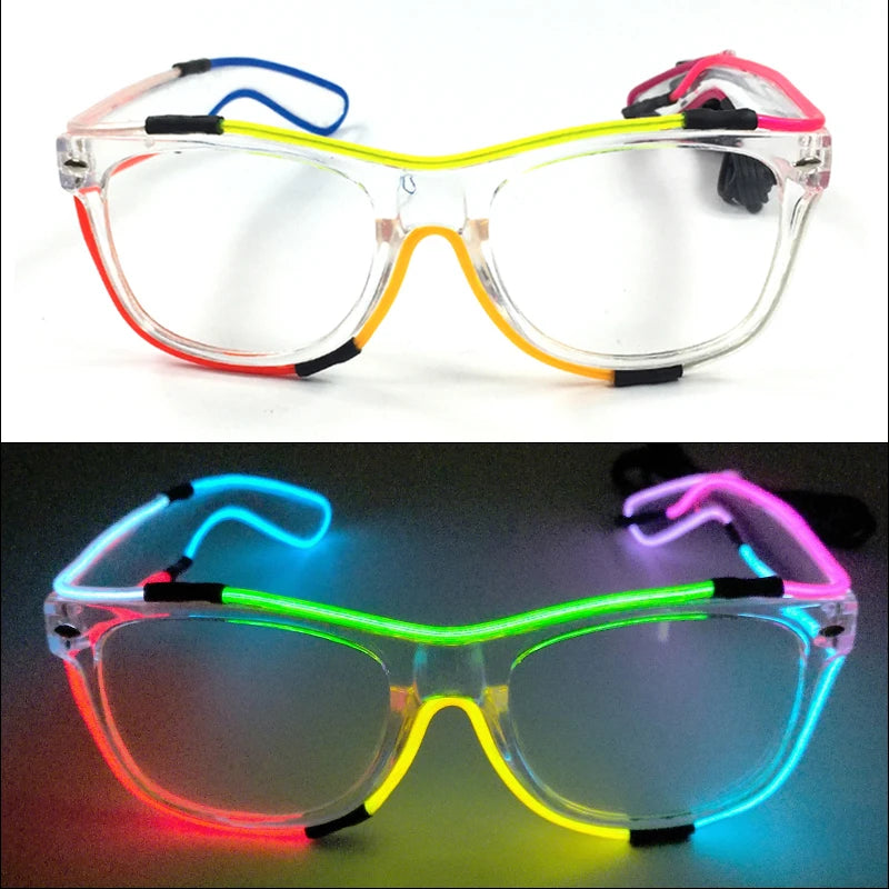 Light Up LED Glow Sunglasses – Fun & Flashy Neon Party Shades