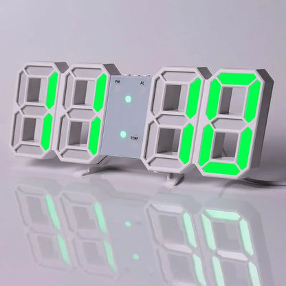 3D LED Digital Alarm Clock – Modern Time Display