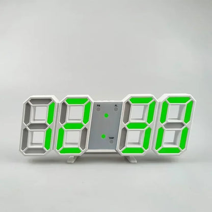 3D LED Digital Alarm Clock – Modern Time Display