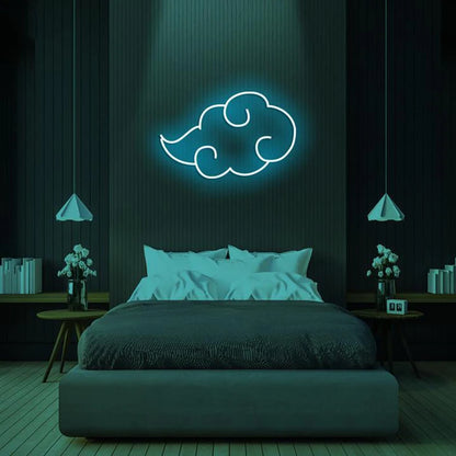 Iconic Neon Anime Cloud - LED Wall sign