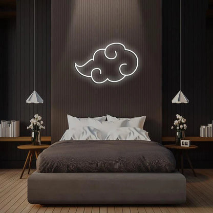 Iconic Neon Anime Cloud - LED Wall sign