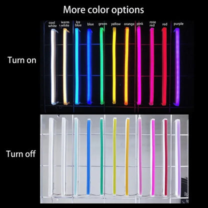 Eyelashes Neon Sign – Chic LED Wall Decor for Beauty Lovers