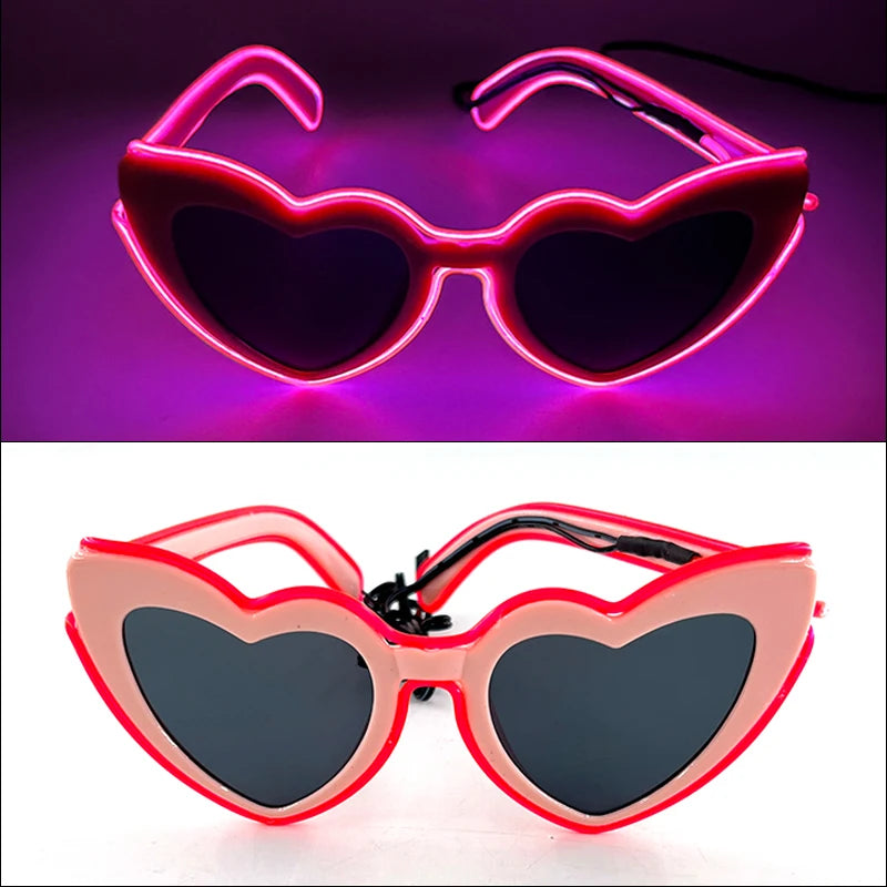 Light Up LED Glow Sunglasses – Fun & Flashy Neon Party Shades