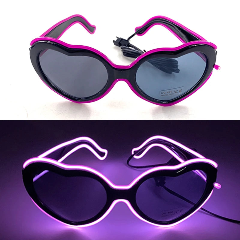 Light Up LED Glow Sunglasses – Fun & Flashy Neon Party Shades