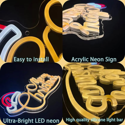Merry Christmas LED Neon Sign – Festive Holiday Wall Decor