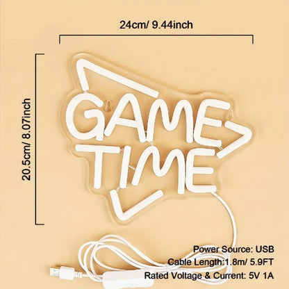 Game Room Neon Signs – Vibrant LED Wall Decor for Gamers