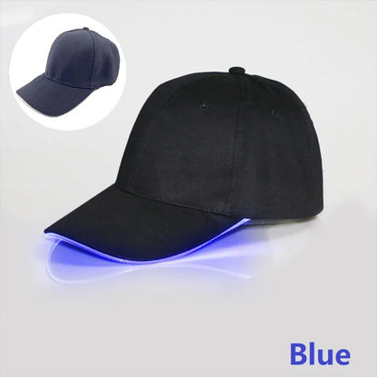 Neon LED Baseball Hat – Glow-in-the-Dark Light-Up Cap