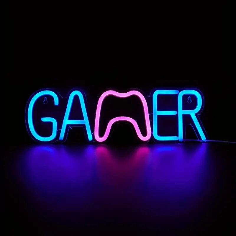 Game Room Neon Signs – Vibrant LED Wall Decor for Gamers