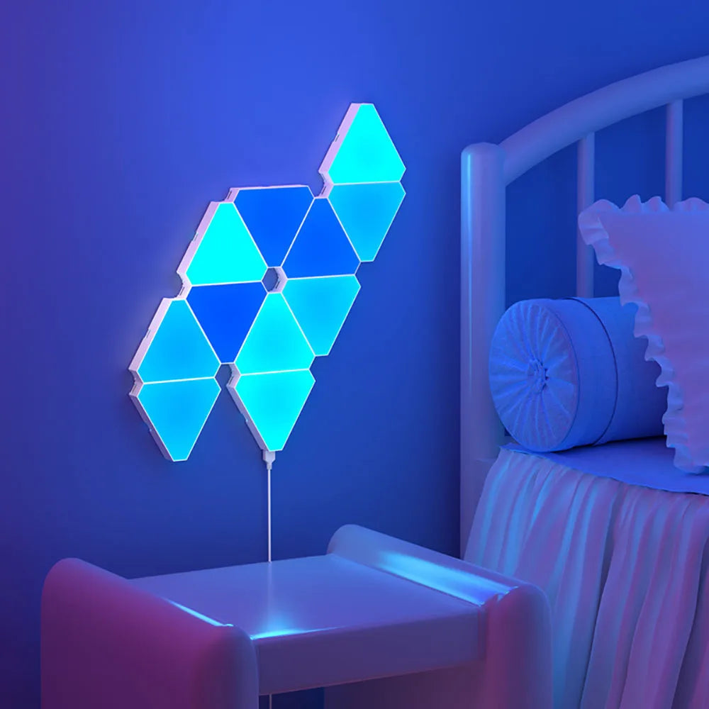 LED Triangular Lamp – RGB Modular Wall Light