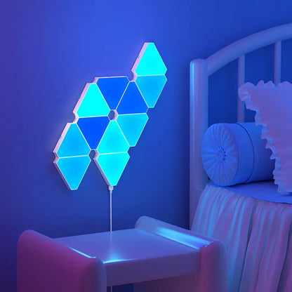 LED Triangular Lamp – RGB Modular Wall Light
