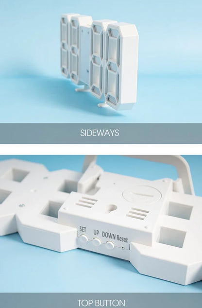 3D LED Digital Alarm Clock – Modern Time Display