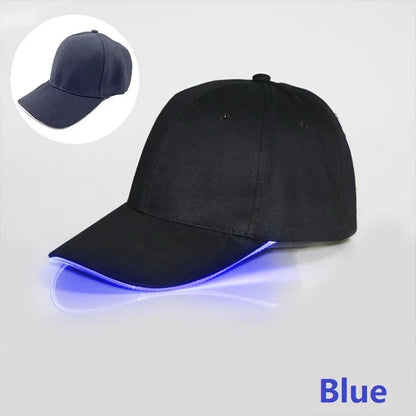 Neon LED Baseball Hat – Glow-in-the-Dark Light-Up Cap