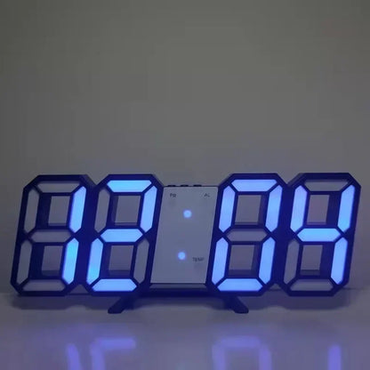 3D LED Digital Alarm Clock – Modern Time Display