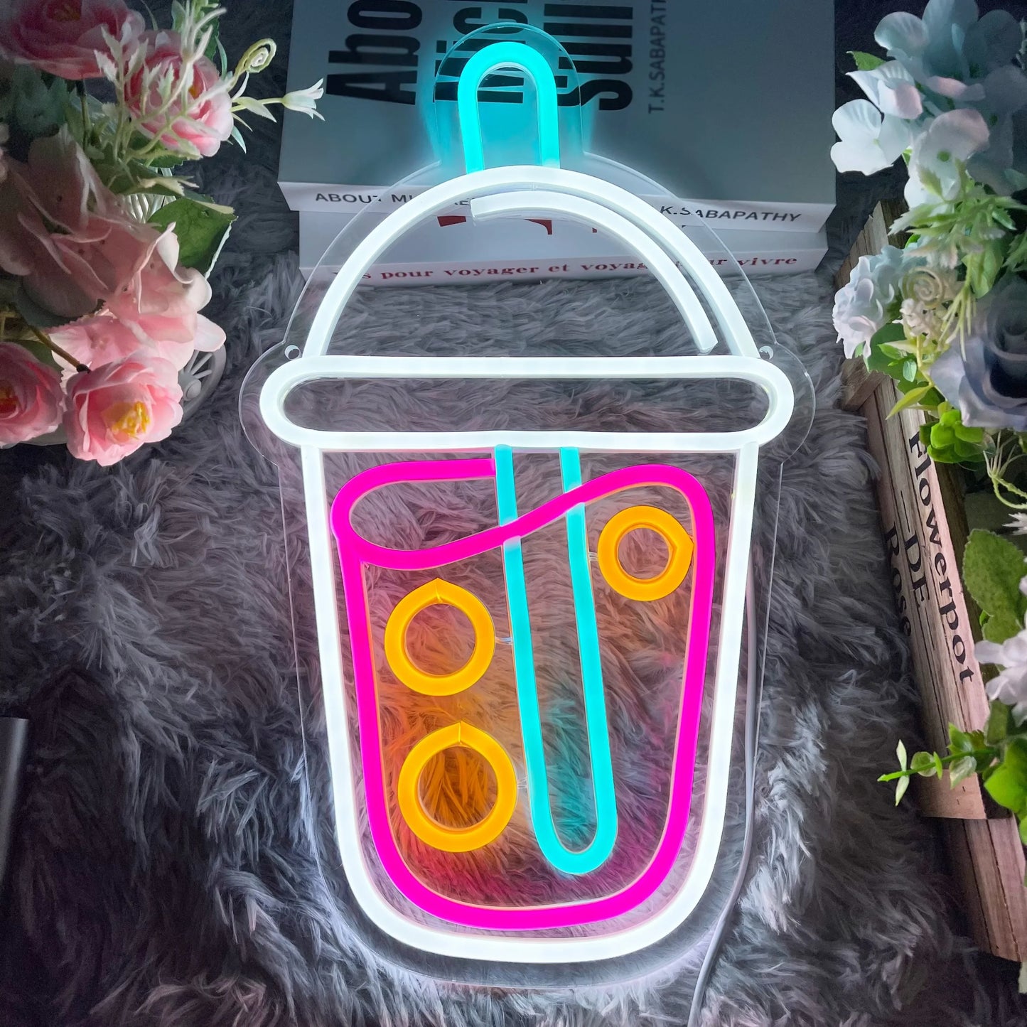 Boba Tea LED Neon Sign – Fun & Quirky Wall Decor for Boba Lovers