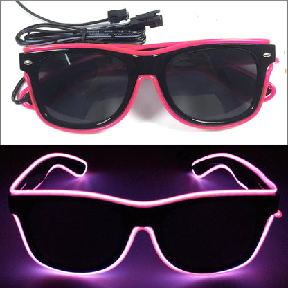 Light Up LED Glow Sunglasses – Fun & Flashy Neon Party Shades