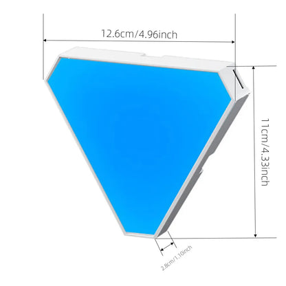 LED Triangular Lamp – RGB Modular Wall Light