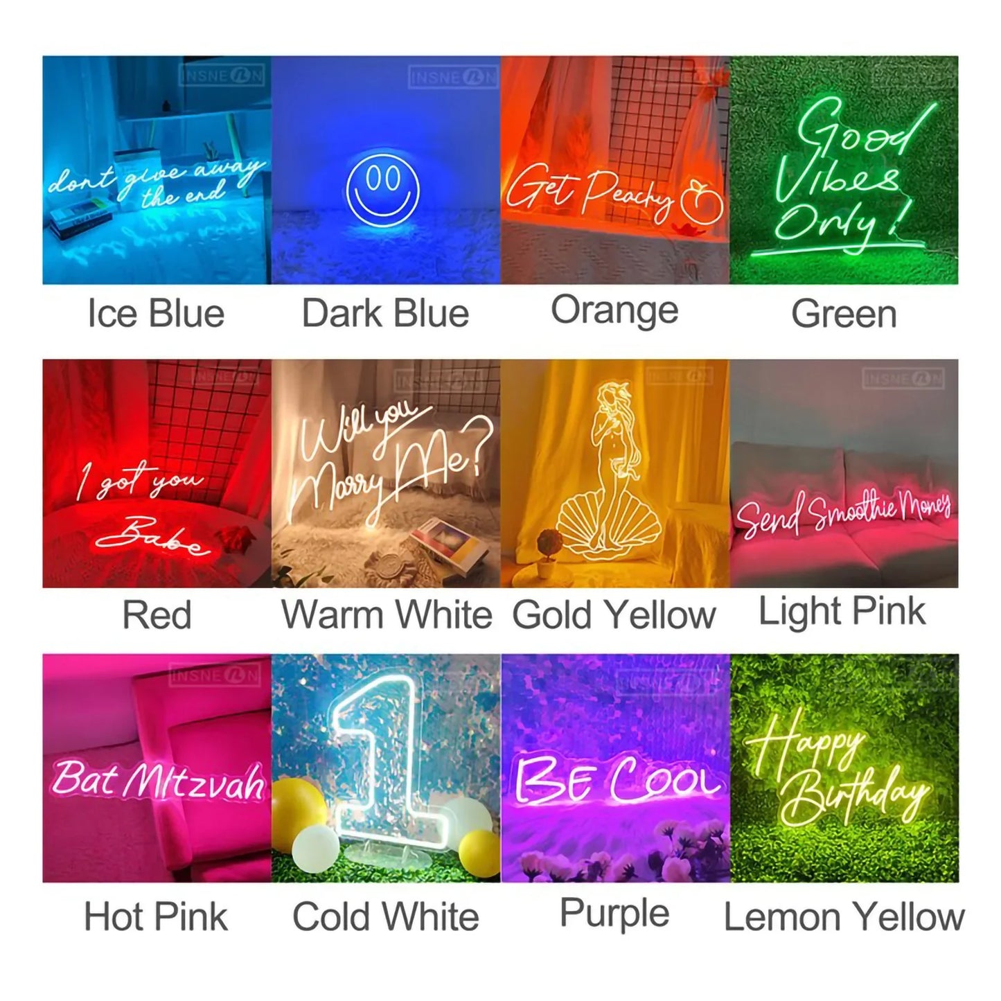 "Take It Easy" LED Neon Signs – Relaxing Sign for Home, Office, or Events